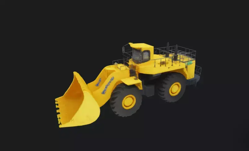 Komatsu WA70 Wheel Loader 3D Model 3D model