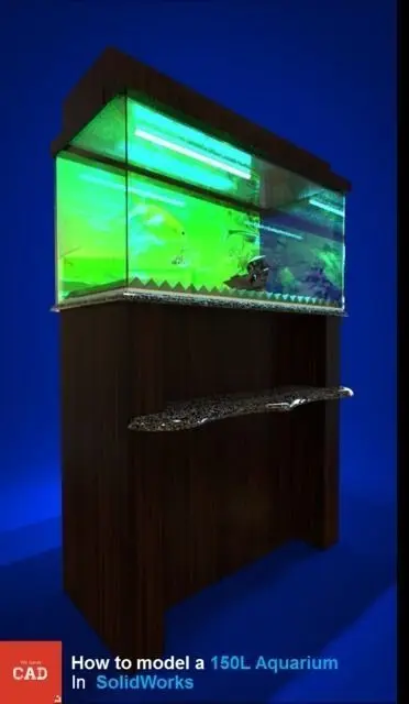 Aquarium 150 L 3D model