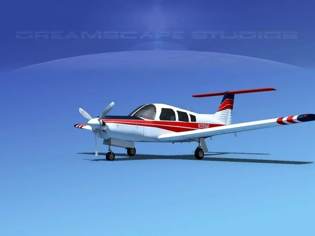 Piper PA-28R-201 Arrow III V02 3D model