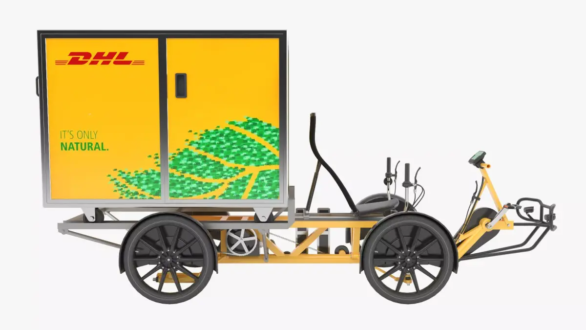 DHL Cargo Bike 3D model
