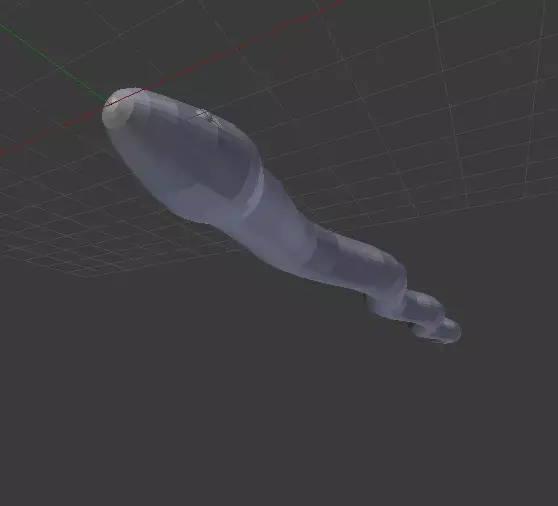 Low Poly Snake Low-poly 3D model