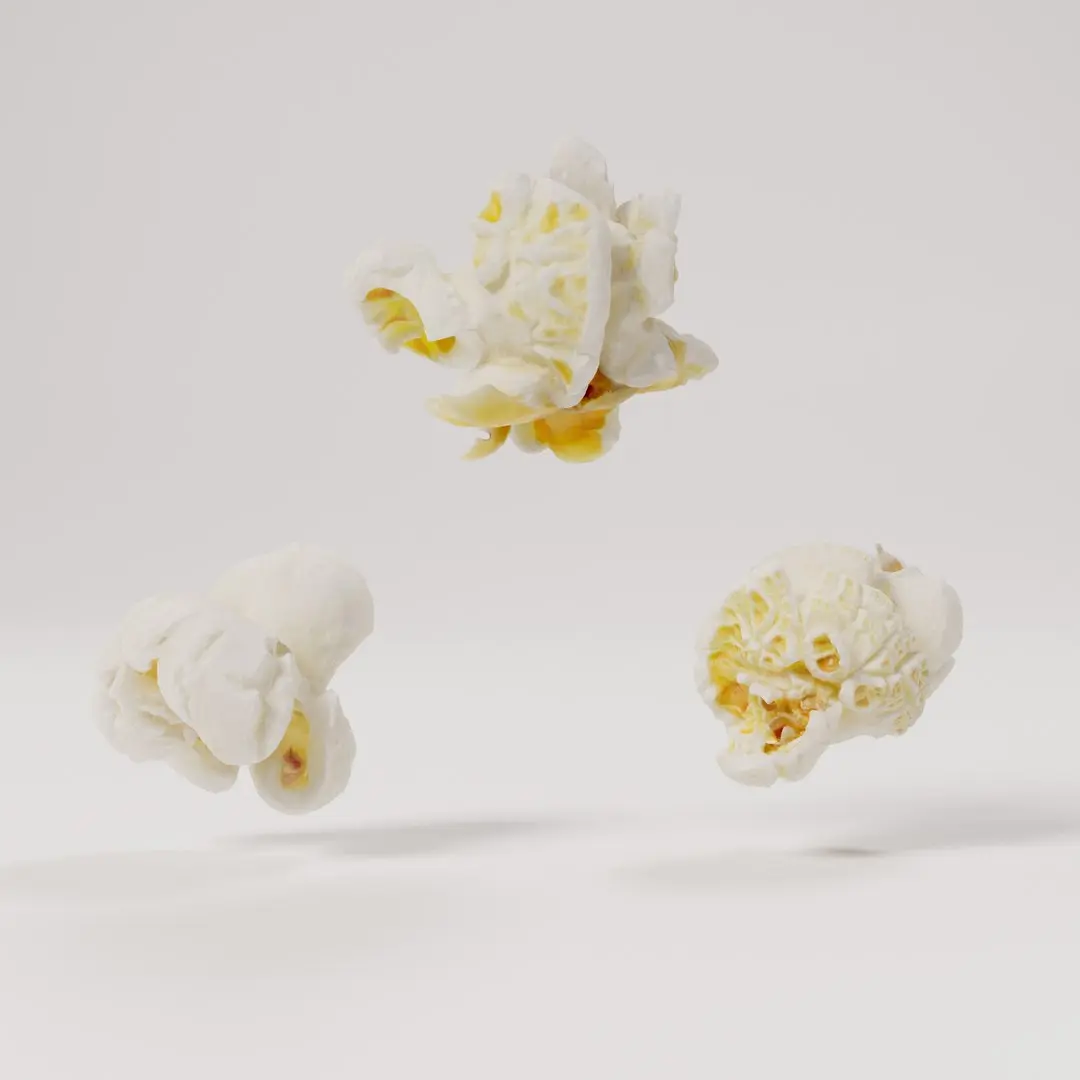 Popcorns - Var01 3D model