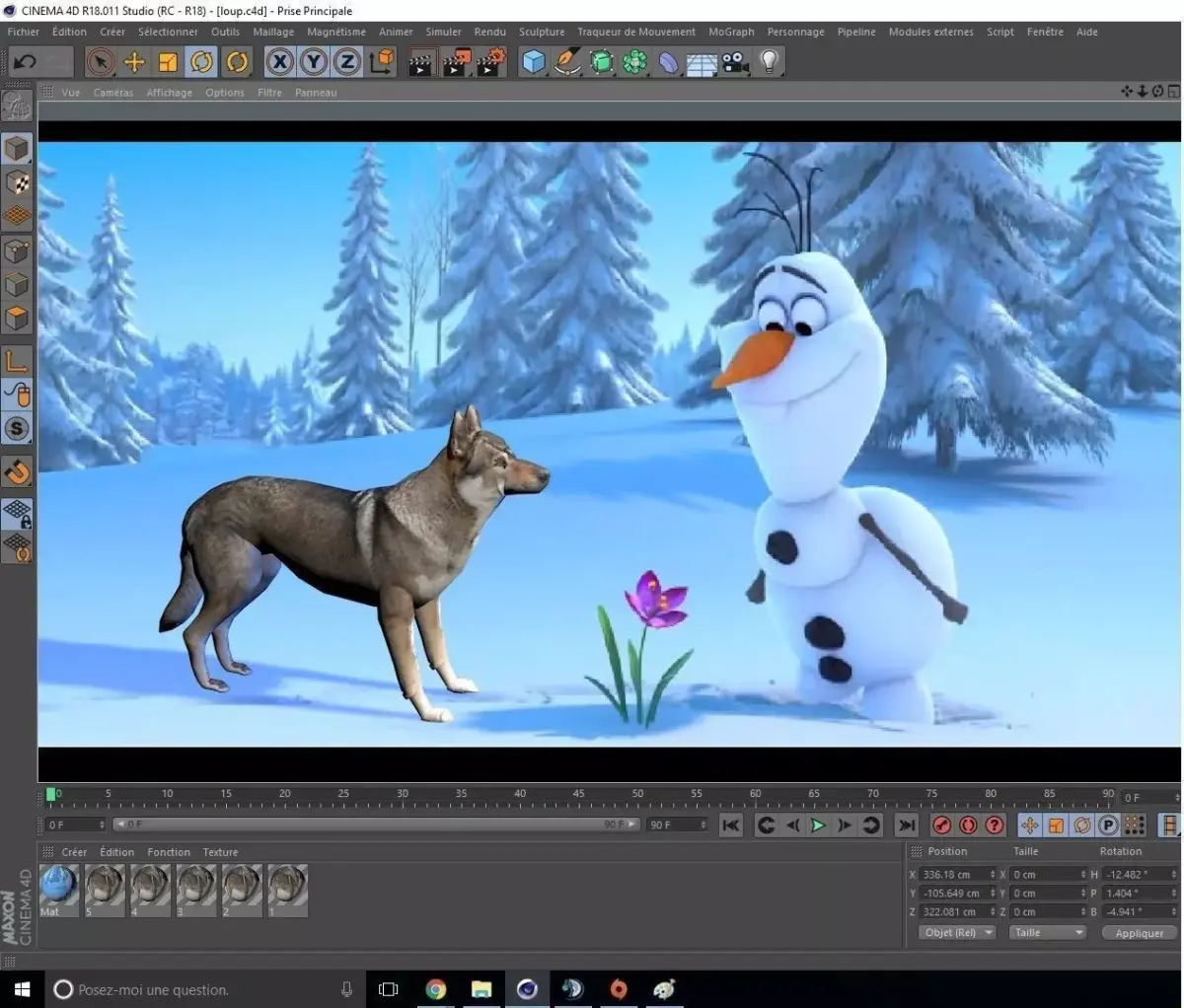 Wolf Loup Free 3D model
