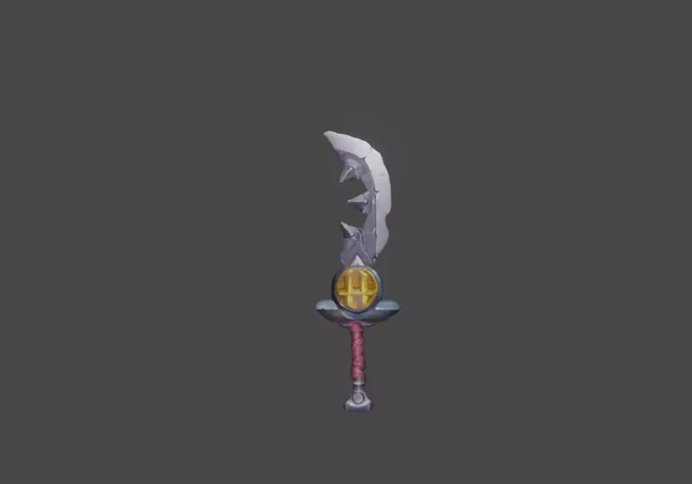 Zeloeman Sword A 38 Low-poly 3D model