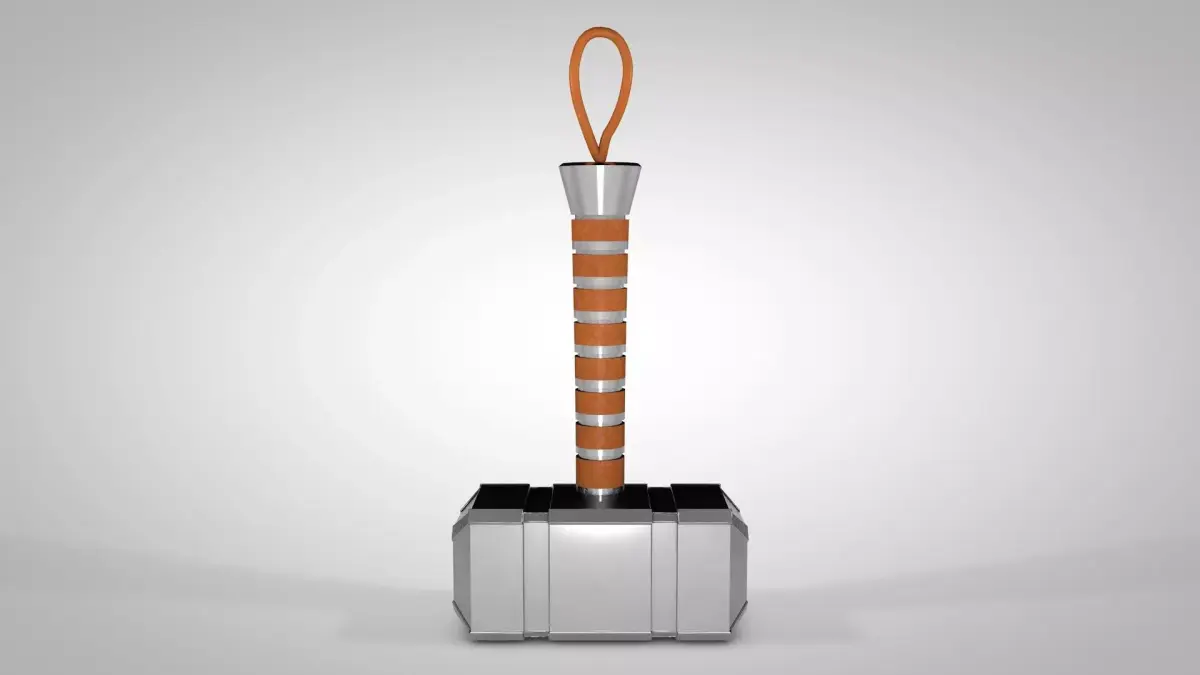 Mjolnir - Hammer Low-poly 3D model