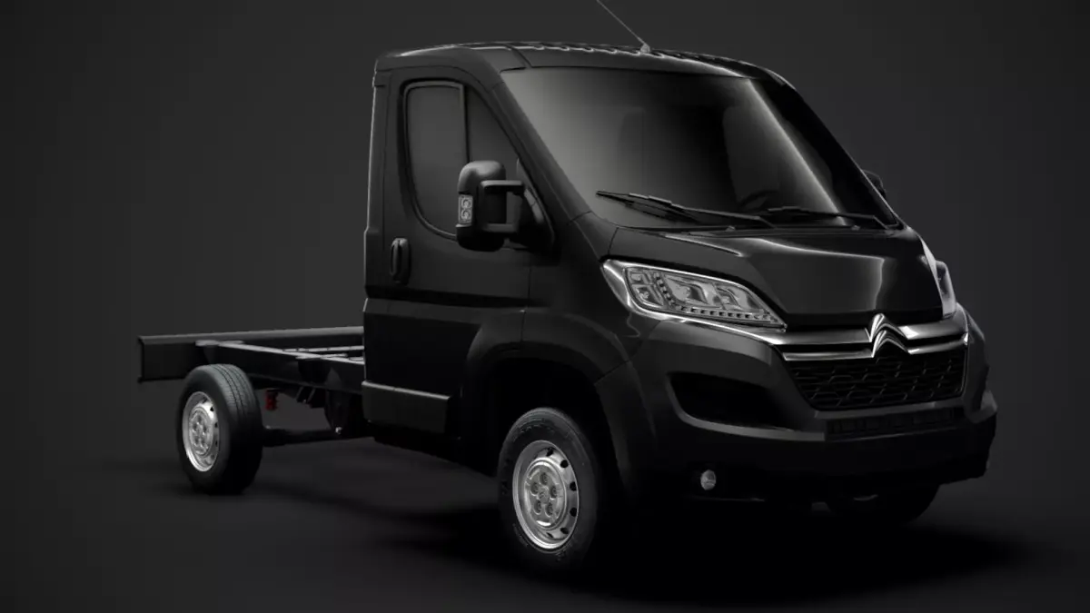 Citroen Jumper Relay Chassis Truck Single Cab 3000WB 2020 3D model