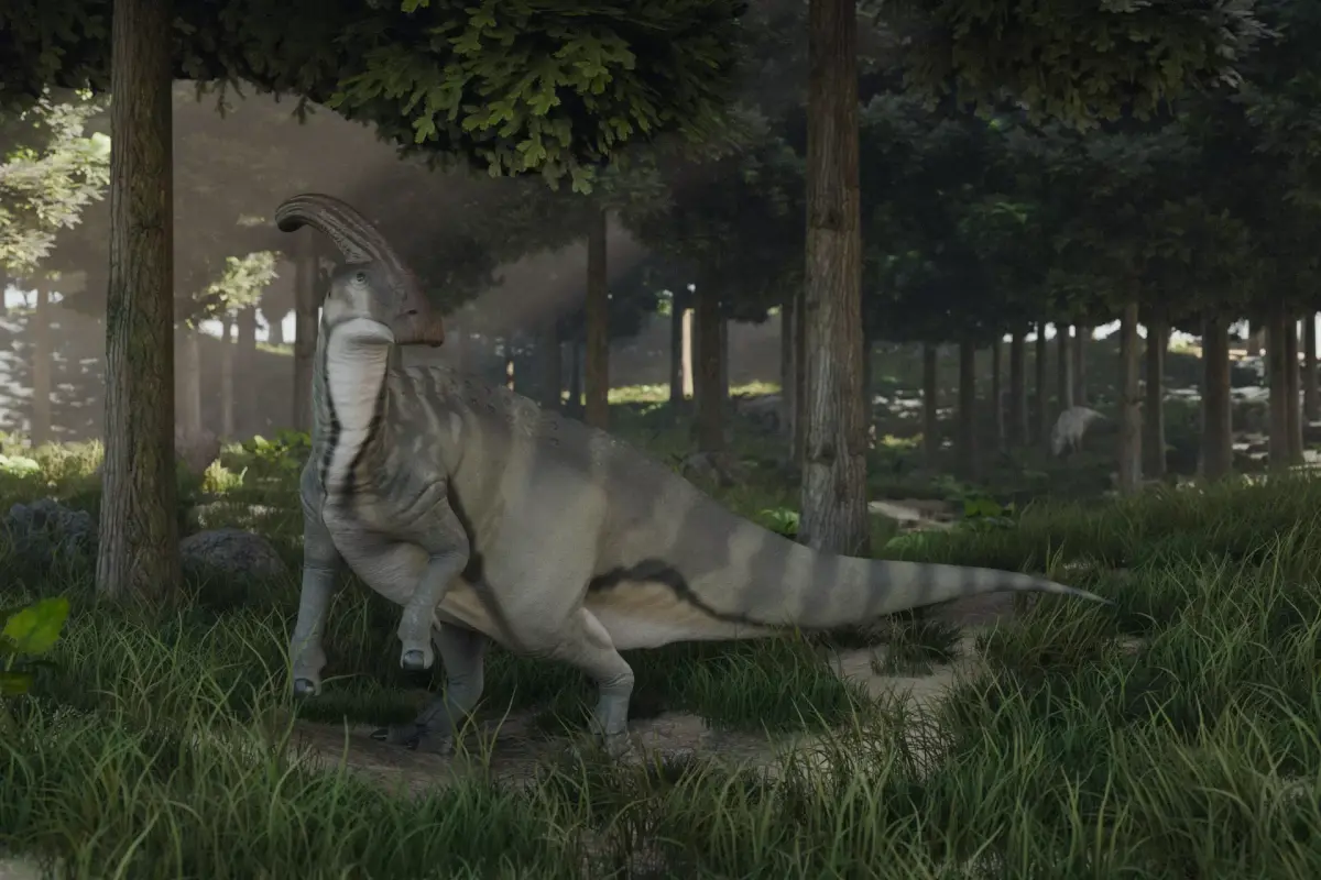 Parasaurolophus walkeri - Rig 3D model