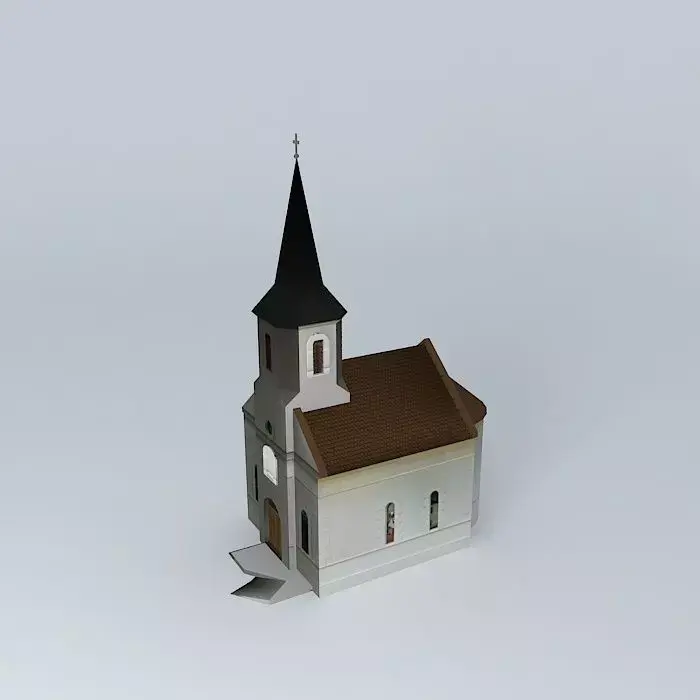 St Anthony the Hermit Chapel Free 3D model