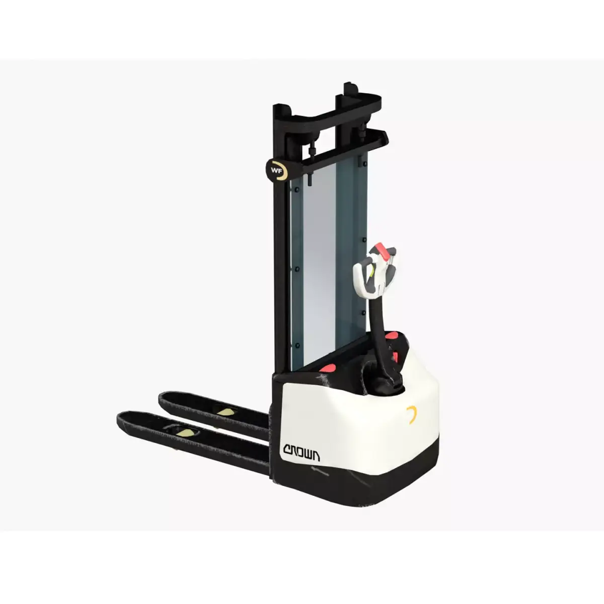 Forklift Crown 3000 warehouse loader Low-poly 3D model