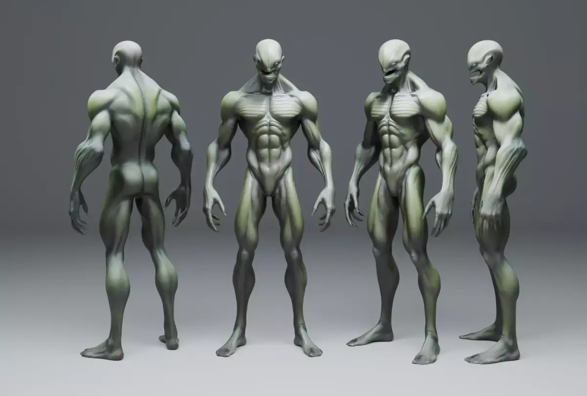 Alien Character 3D model buy