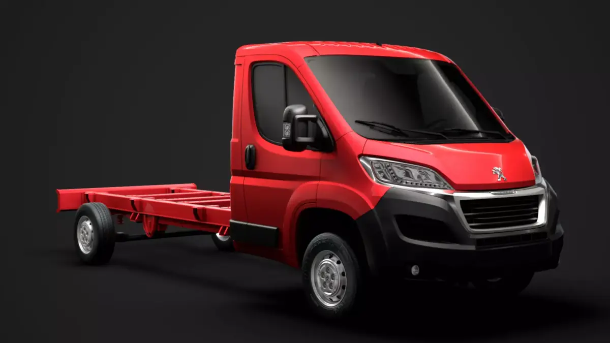 Peugeot Boxer Manager Chassis Truck Single Cab 4300WB 2020 3D model