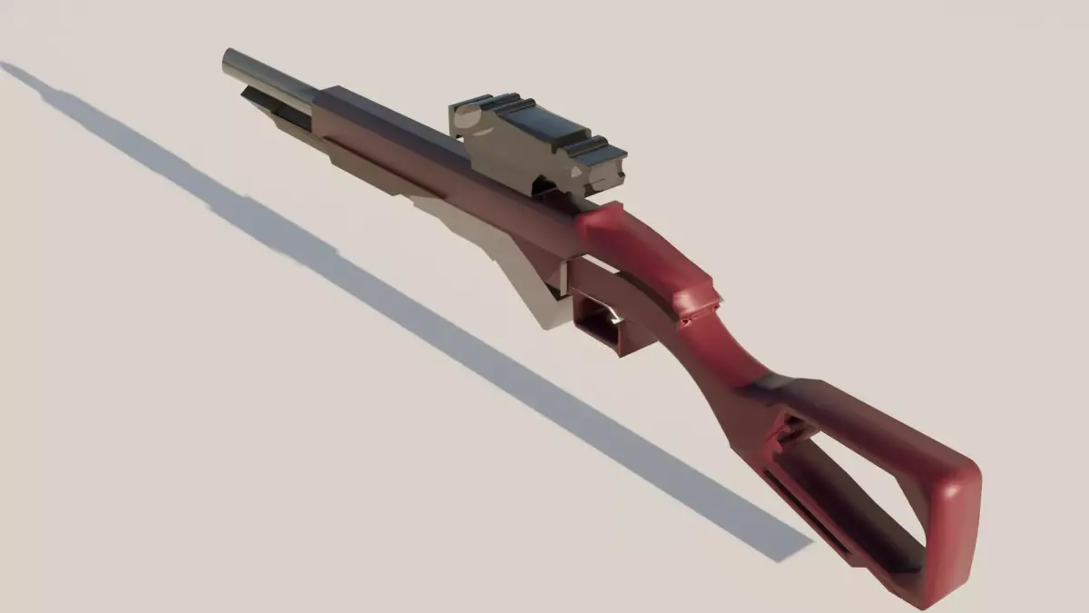 sort gun   Free 3D model