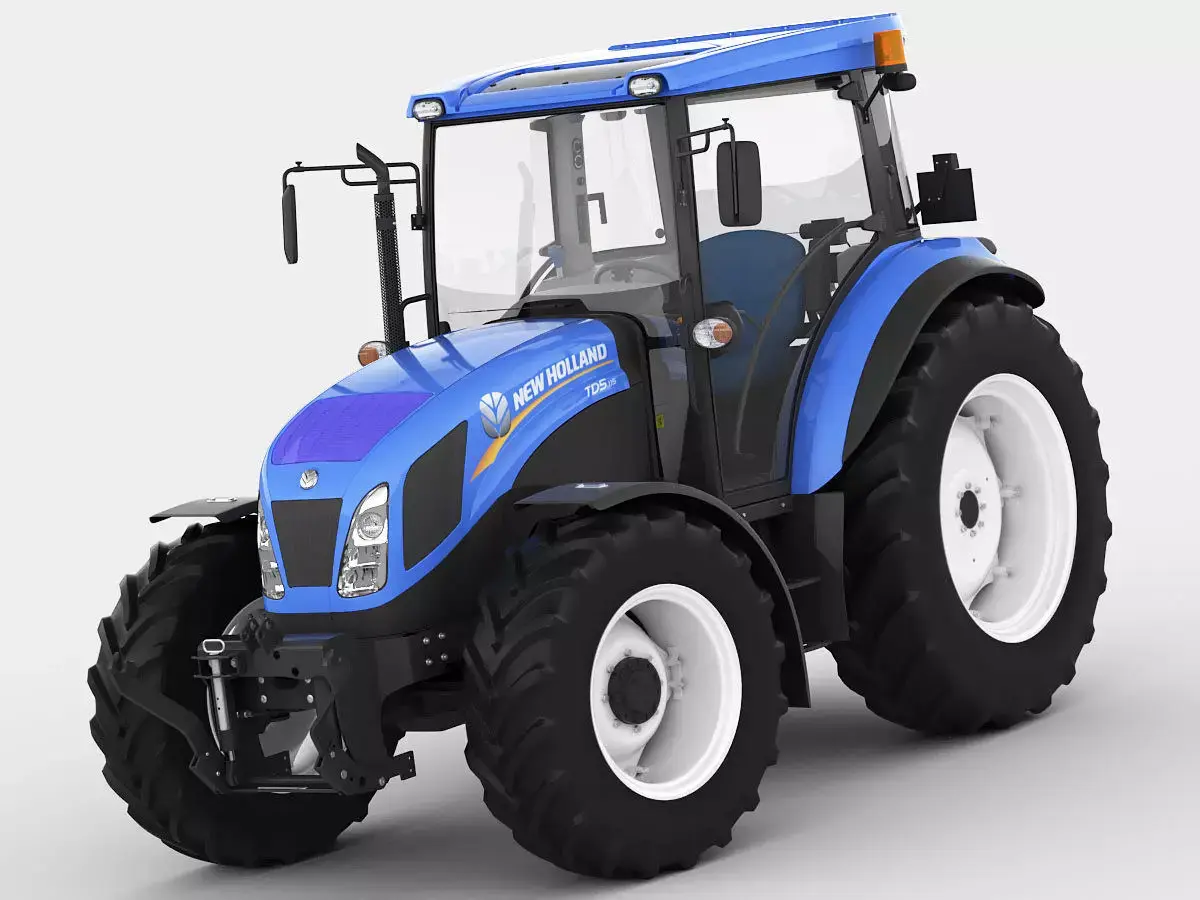 New Holland TD5 tractor 3D model