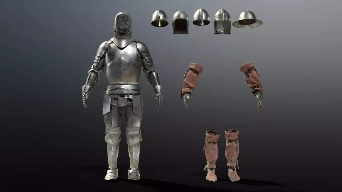 SOLDIER Medieval Knight 3D model