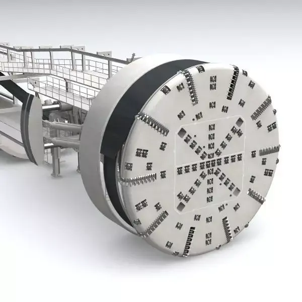 Tunnel Boring Machine TBM 3D model