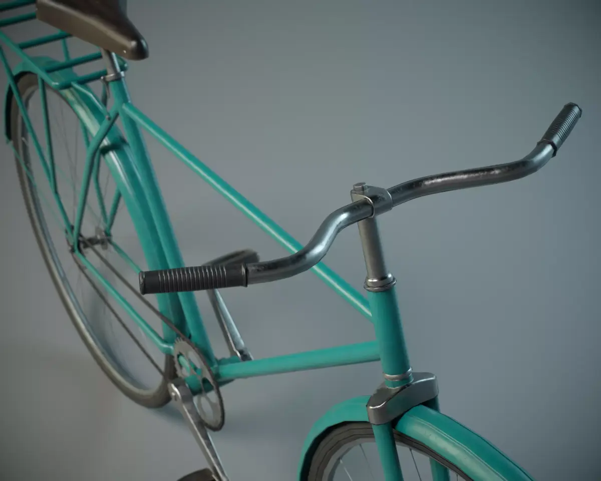 Bicycle PBR Low-poly 3D model
