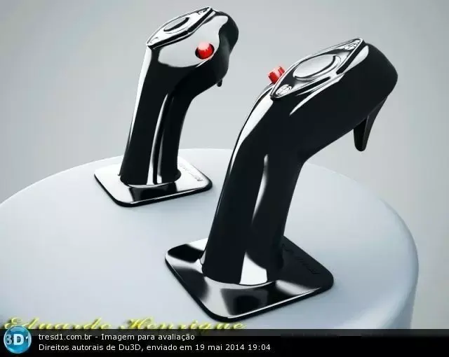 Sidestick Airbus A320 family 3D print model