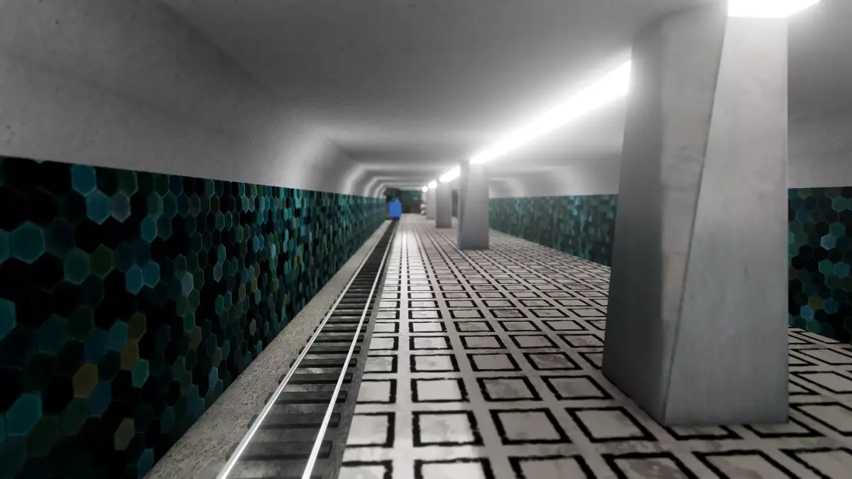 Subway Stations Low-poly 3D model