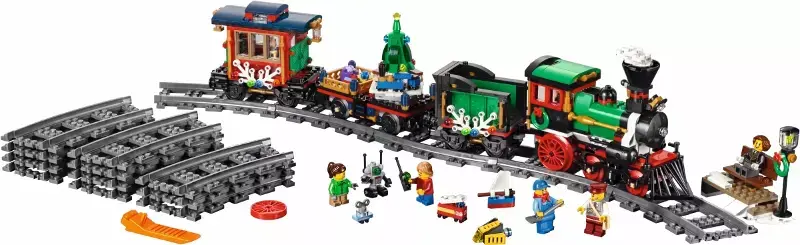 PixelBricks3D - Lego  Winter Holiday Train  3D print model