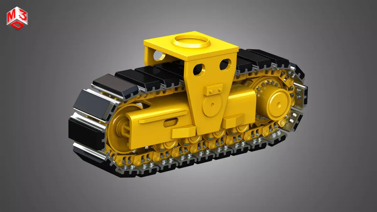  Asphalt Removal Track 3D model