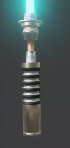 Realistic Lightsaber star wars Free 3D model