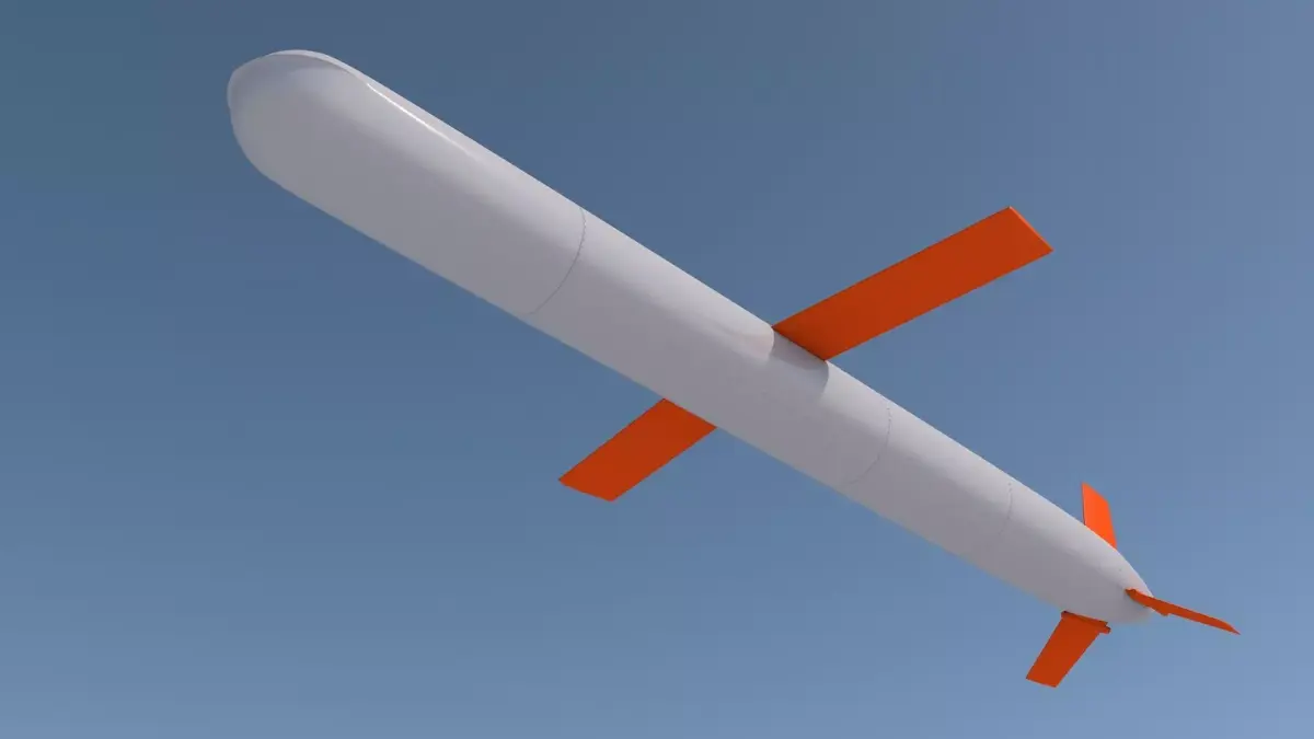 Tomahawk Land Attack Cruise Missile 3D model