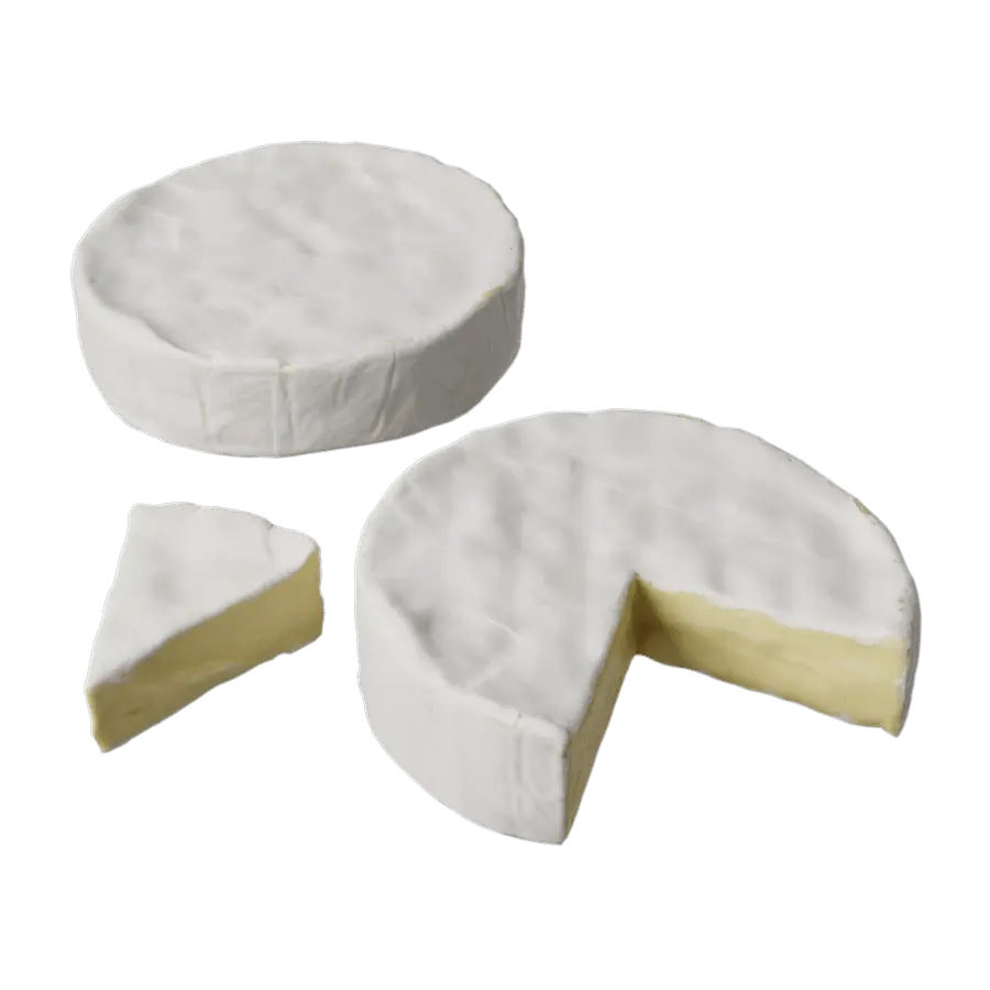  Brie Cheese Wedges Food Model 