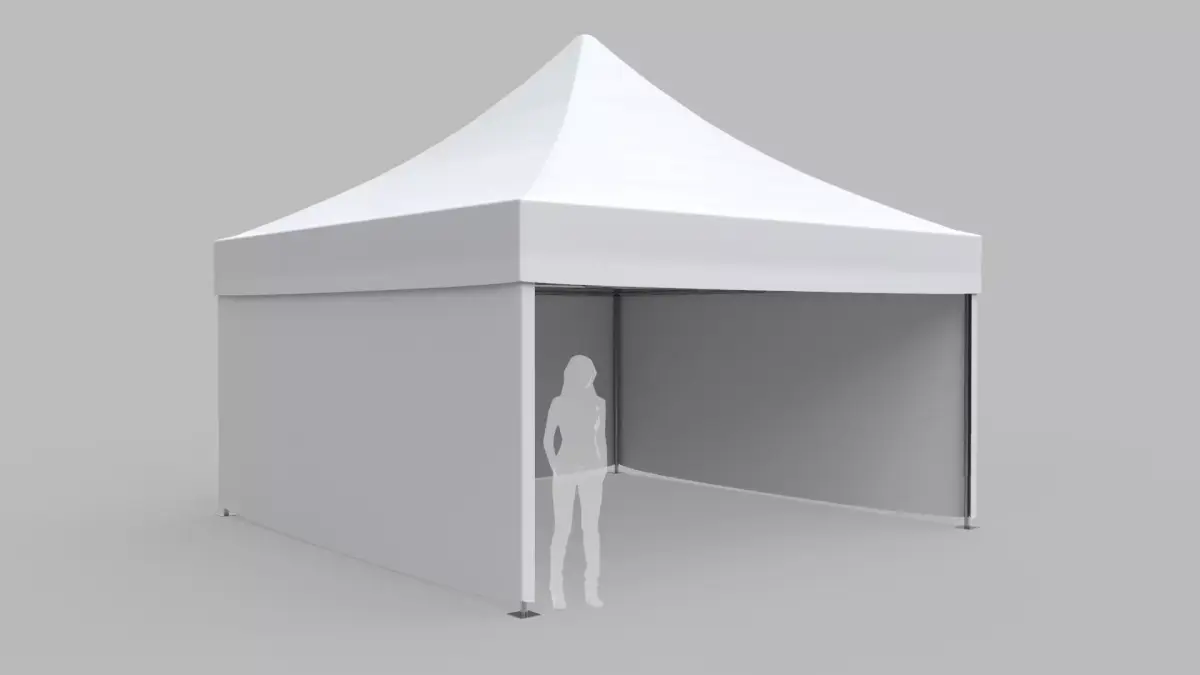 Commercial Tent 5x5 Meters 3D model