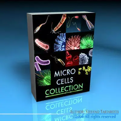 Micro cells models collection 3D model purchase