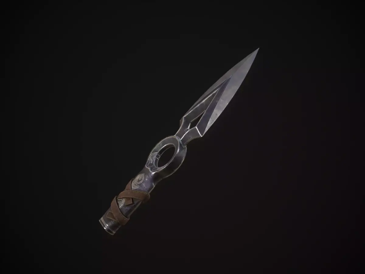 Jett Knife Valorant Low-poly 3D model