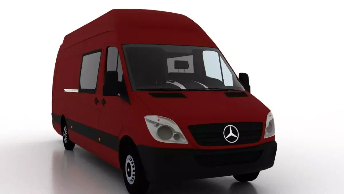 Mercedes Benz Sprinter L4H3 2009 Crew Van EU 3D model