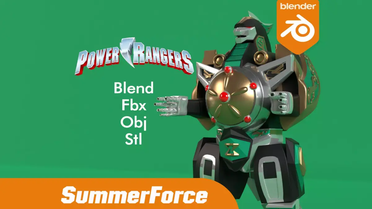 Dragonzord - Power Ranger 3D model