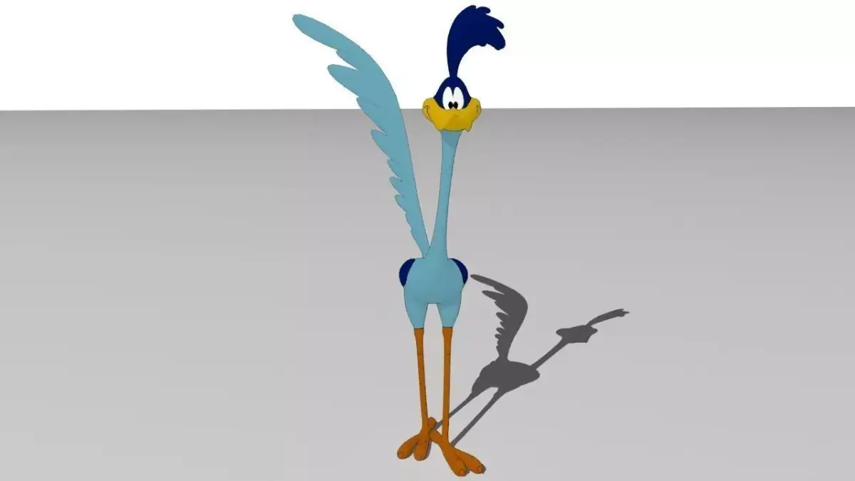 Road runner 3D model
