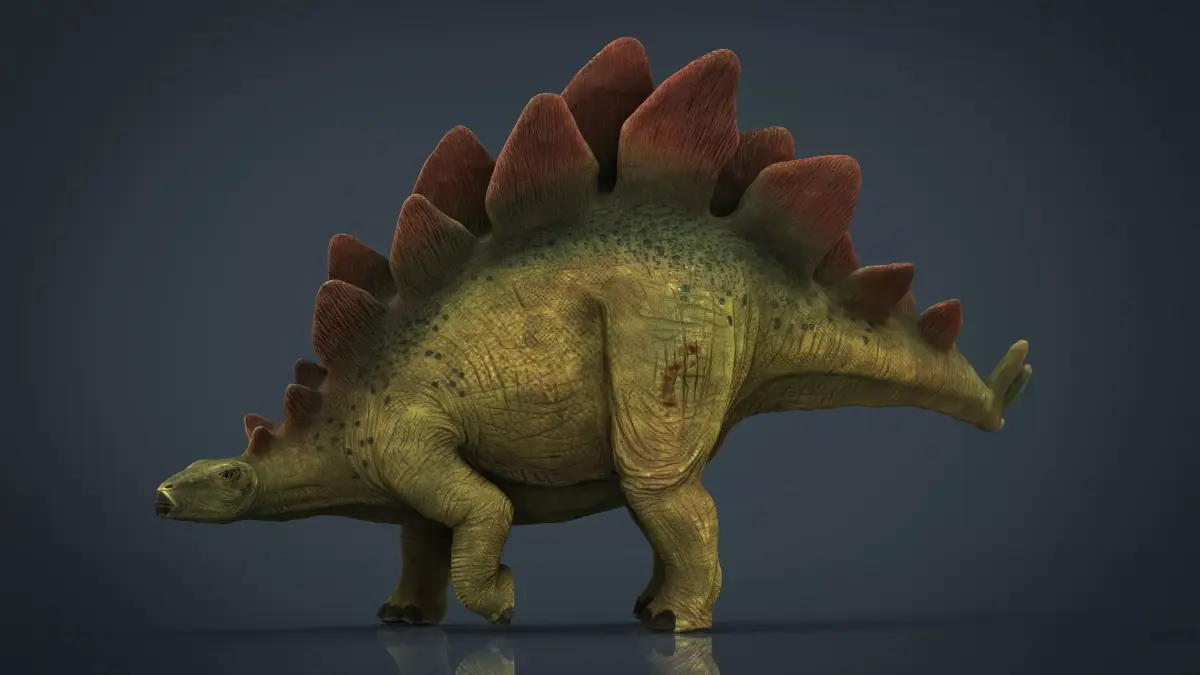 Stegosaurus dinosaur Low-poly 3D model purchase