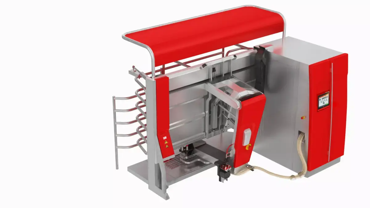 Milking Automatic Robot Low-poly 3D model