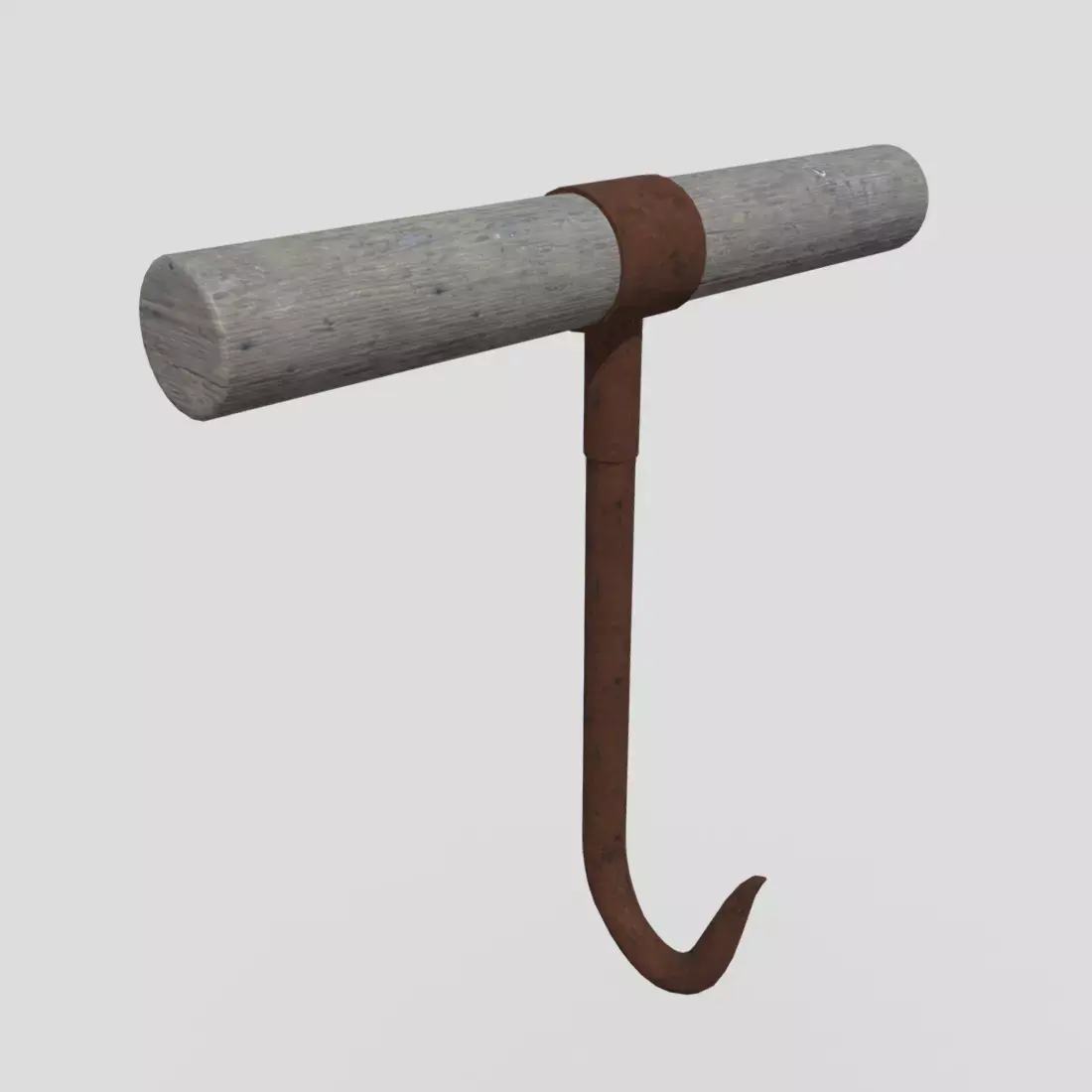 Meat Hook 2 Low-poly 3D model