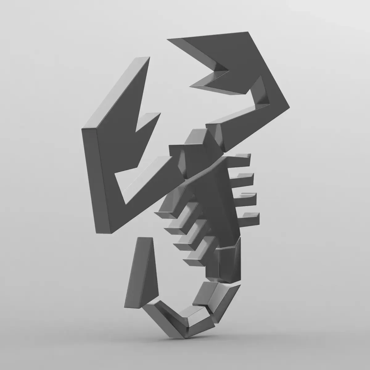abarth logo 3D model