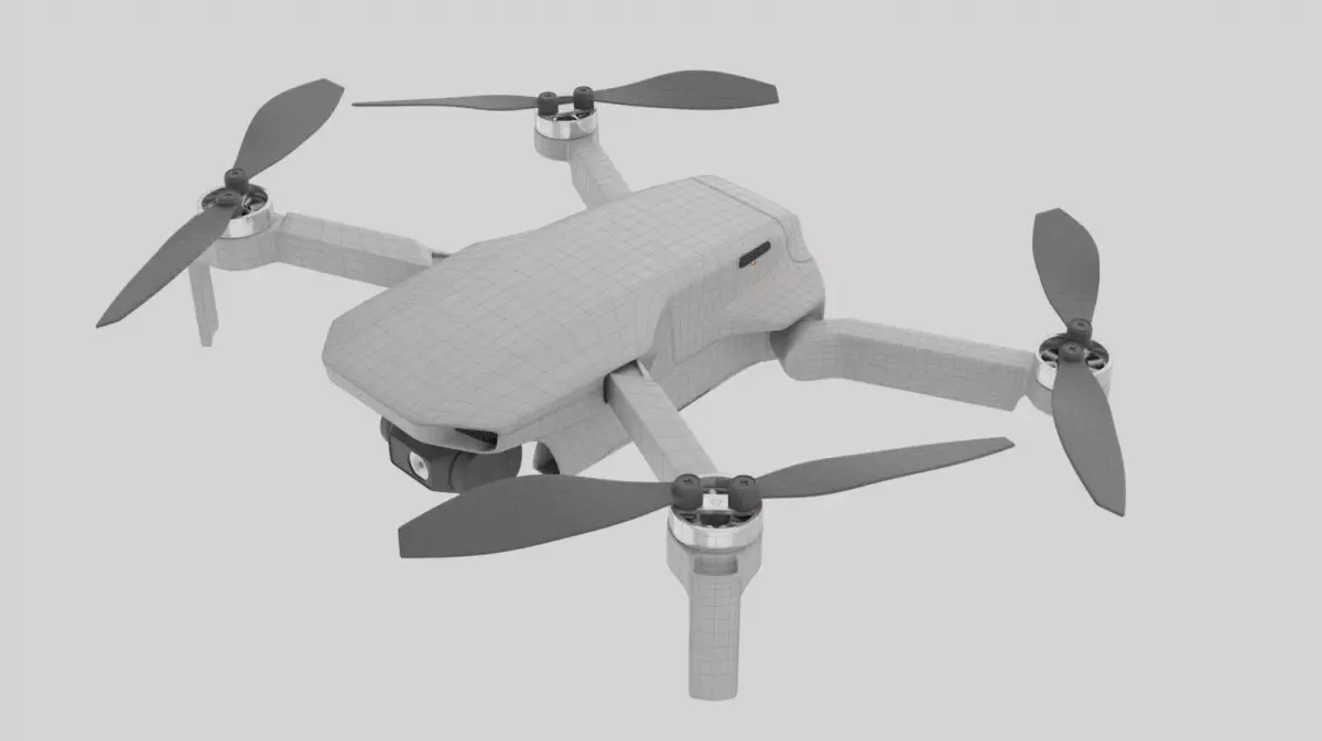 DJI Mini 2 3D model get