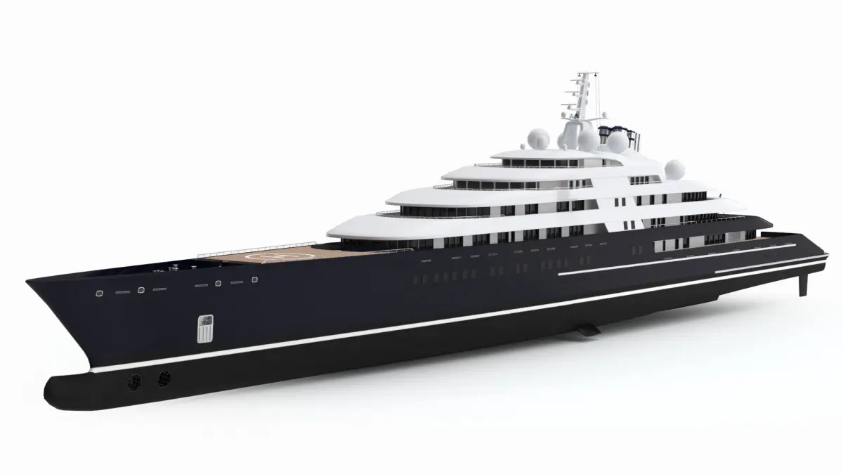 Polo Superyacht Dynamic Simulation 3D model