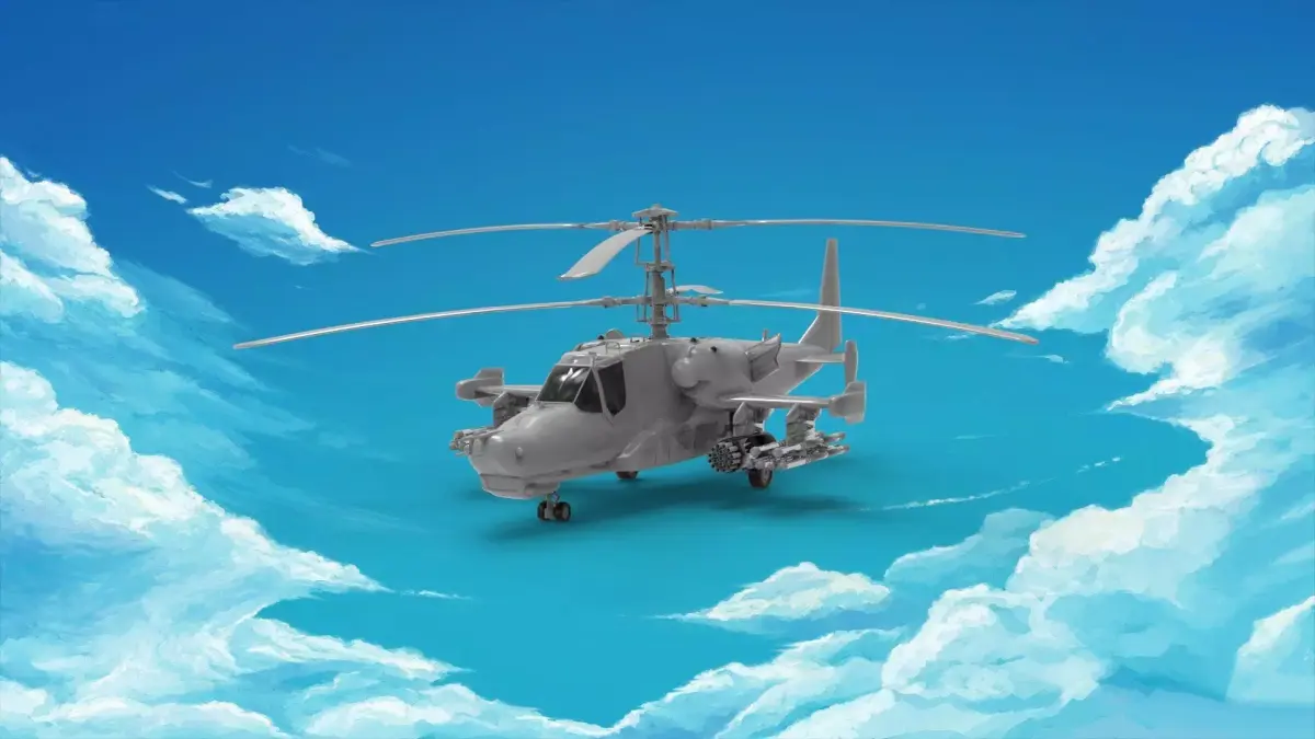 Kamov Ka-50 3D print model