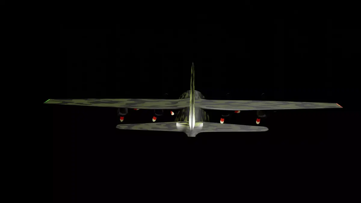 C 130 Hercules Low-poly 3D model