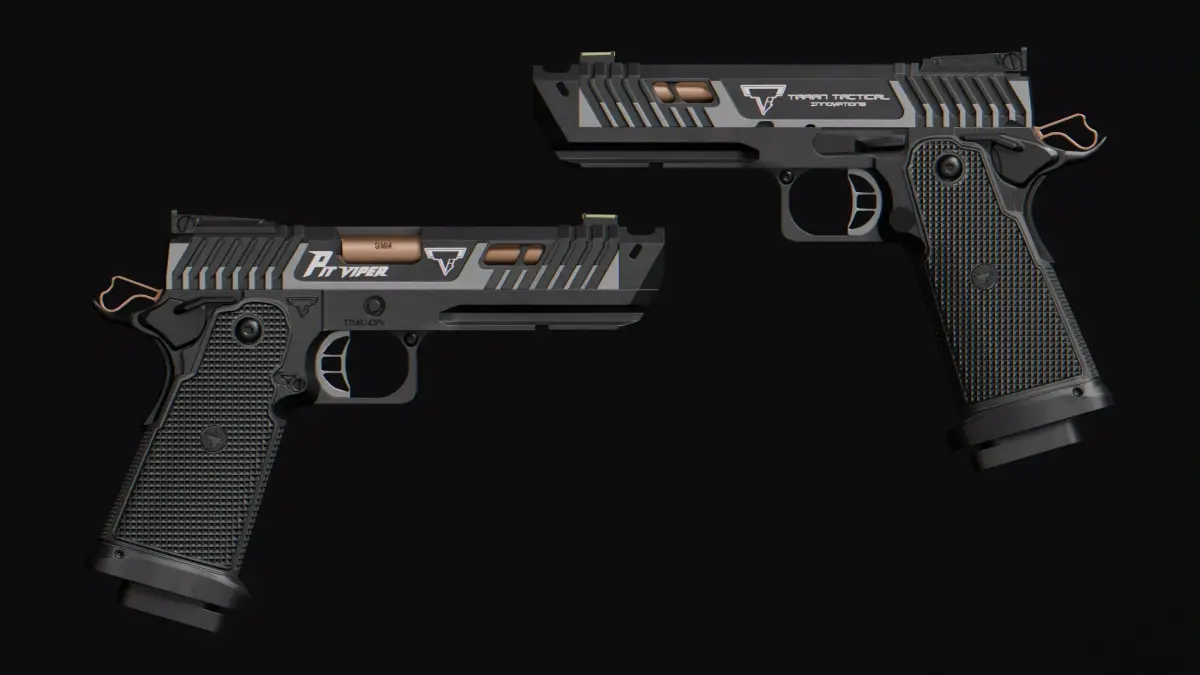 JW4 TTI Pit Viper Low-poly 3D model