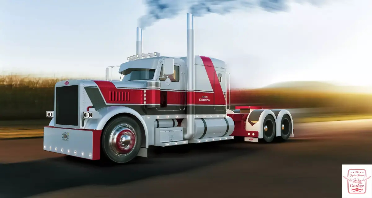 Peterbilt - 389 EXHD - Red 3D model