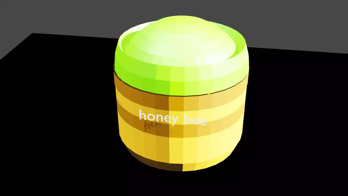 Bee anime Free low-poly 3D model
