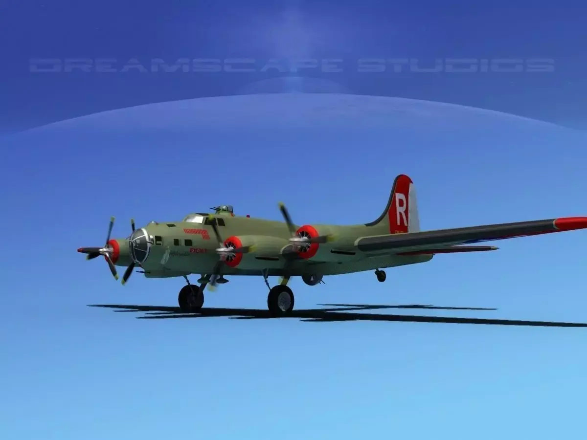 Boeing B-17G Flying Fortress  HP V01 3D model