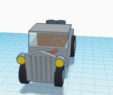 Hot Rod Truck 3D model