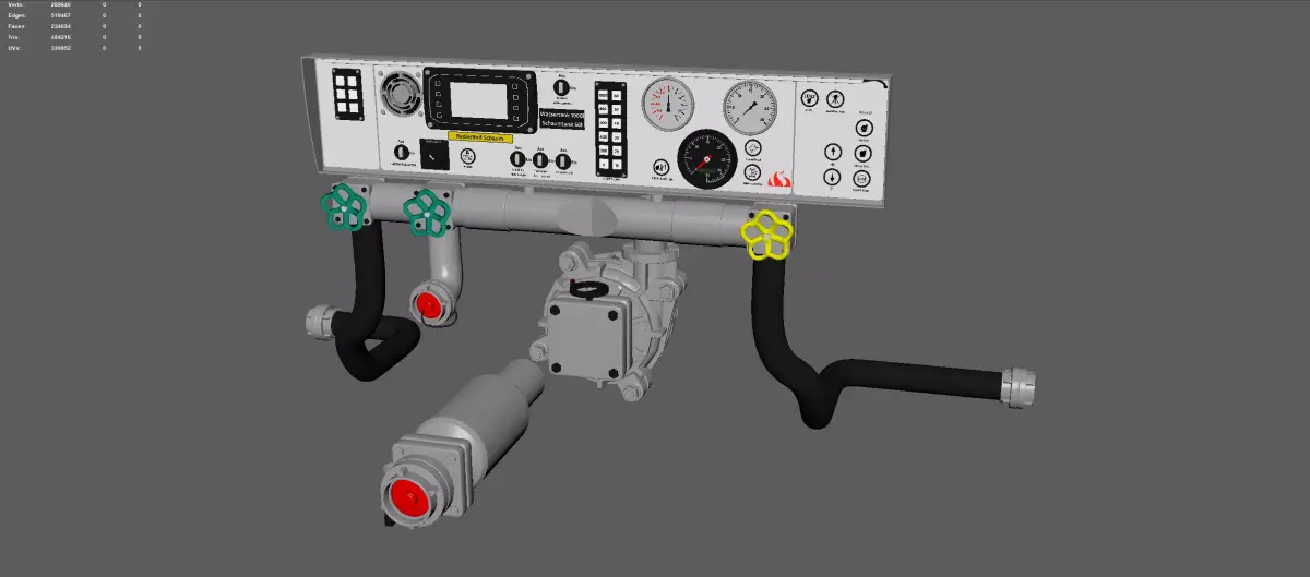 Fire Pump  3D model by f3lix-lpz