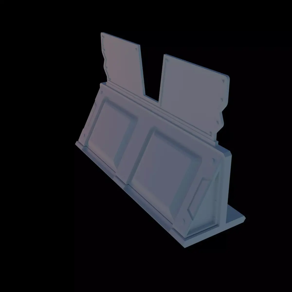BARRICADES 3D PRINTABLE STL MODELS 3D print model