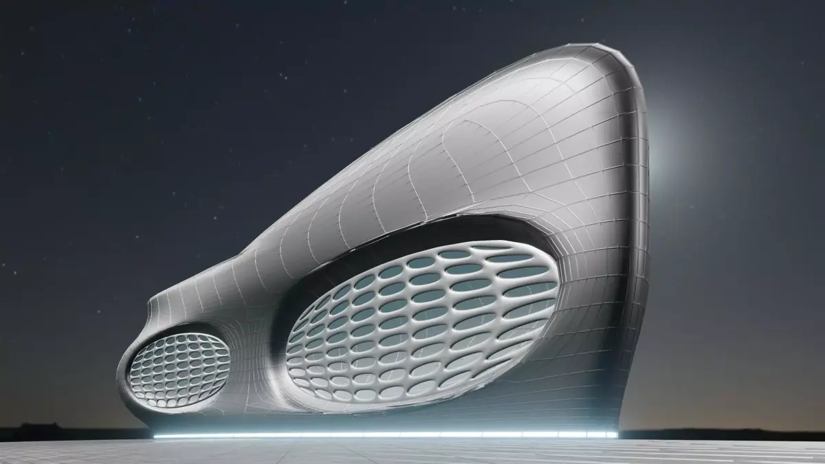 Sci-fi Building 3D model purchase