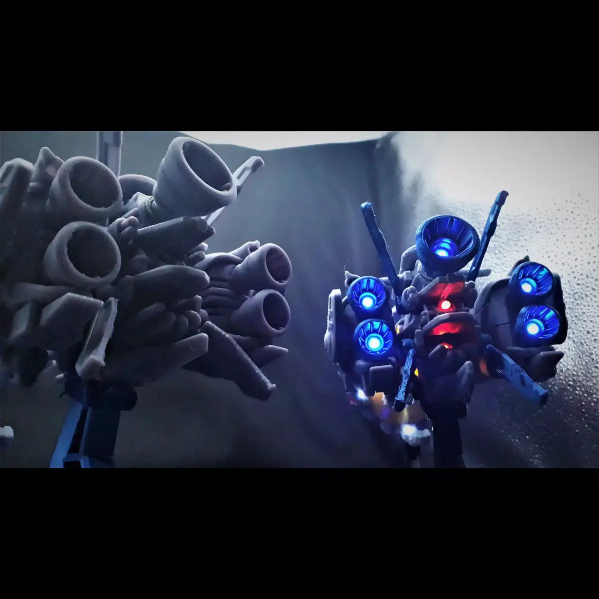 R-TYPE toy spaceship being held 3D print model purchase